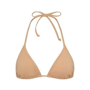 NWT SKIMS Ochre Swim Triangle Bikini Top